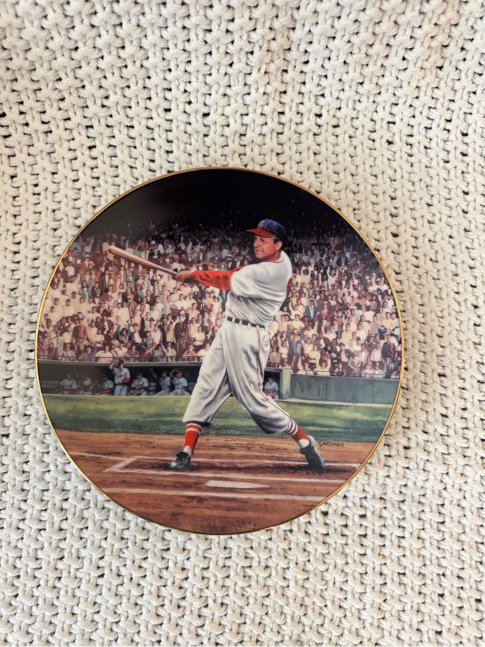 Stan Musial Five-Homer Doubleheader Collector Plate 1993